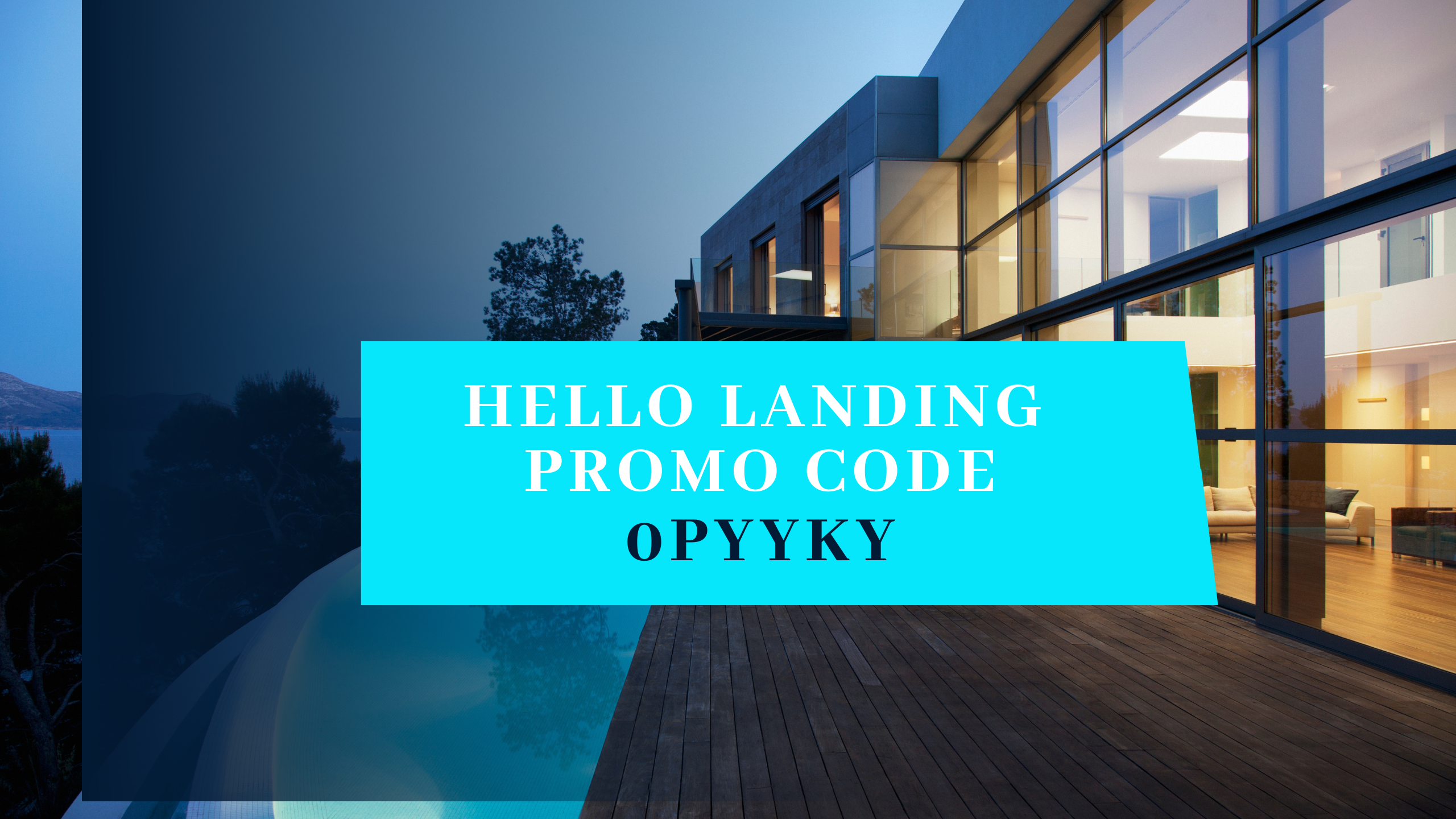 Hello Landing Promo Code: 0Pyyky
